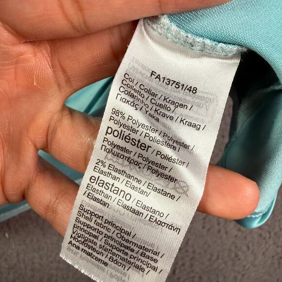 Lacoste Sport Miami Open Tennis Polo Shirt Mens 2XL (7) Light Blue Performance - Picture 6 of 10